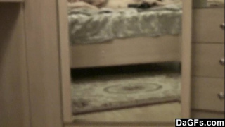 [Amateur, Amateur GFs, Bedroom] DaGFs Teen Home Alone Masturbating