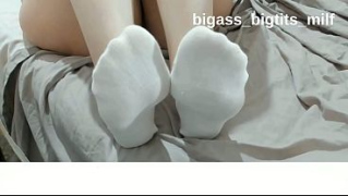 [BBW, Fetish Foot, Socks Wh] Soles W Th Socks Wh Te Socks Sock Fetish Feet Fetish Foot Fetish Ankle Socks